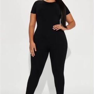 Fashion Nova Classic Black Jumpsuit